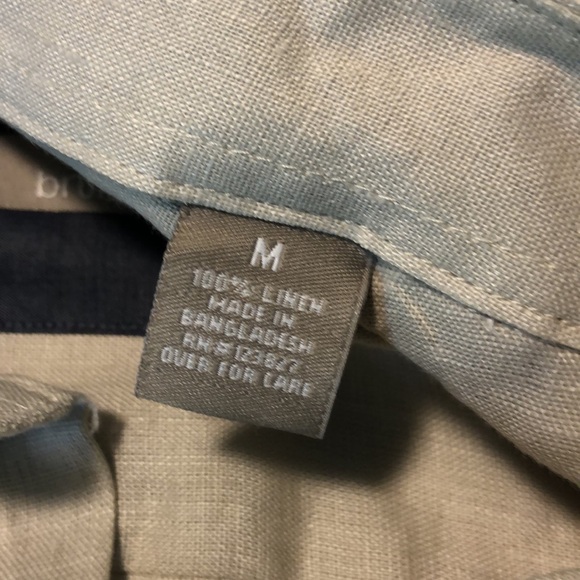 👕 Men’s BNWOT Bruno Linen Shirt M 👕 - Picture 5 of 6